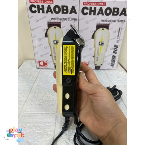 Tông Đơ Cắt Tóc CHAOBA 808 - Động Cơ Mạnh, Lưỡi Hợp Kim Sắc Bén, Dùng Cho Salon & Tại Nhà, Bảo Hành 3 Tháng