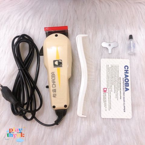 Tông Đơ Cắt Tóc Chuyên Nghiệp Có Dây Chaoba 808A Chính Hãng - Thiết Kế Ergonomic, Độ Bền Cao, Phụ Kiện Salon Tóc