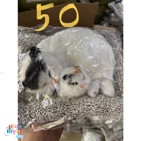 Thú Bông Mèo Trắng Trán Đen 99% Sói Gấu Lõi Than Hoạt Tính Khử Mùi Không Khí Trang Trí Xe Hơi Đáng Yêu