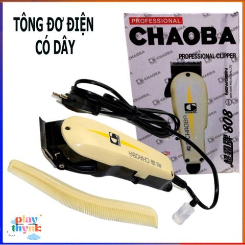 Tông Đơ Cắt Tóc Chuyên Nghiệp ChaoBa 808A - Động Cơ Mạnh, Lưỡi Cắt Sắc, Dễ Sử Dụng Cho Gia Đình