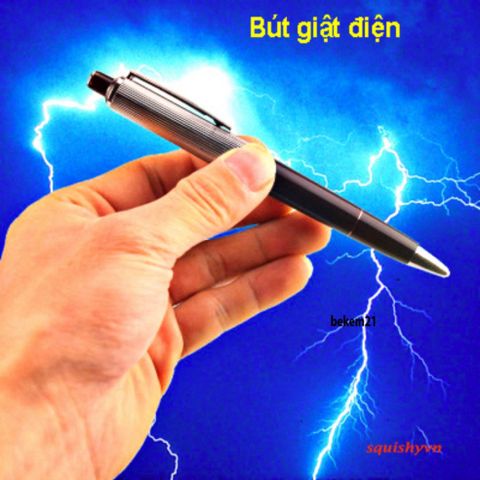Bút Giật Điện Hài Hước TROLL - Đồ Chơi Trêu Đùa Viết Được, Kích Thước Nhỏ, Hoàn Hảo Cho Người Lớn và Trẻ Em