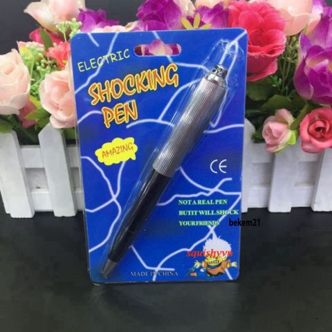 Bút Giật Điện Hài Hước TROLL - Đồ Chơi Trêu Đùa Viết Được, Kích Thước Nhỏ, Hoàn Hảo Cho Người Lớn và Trẻ Em