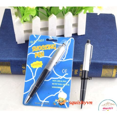 Bút Giật Điện Hài Hước TROLL - Đồ Chơi Trêu Đùa Viết Được, Kích Thước Nhỏ, Hoàn Hảo Cho Người Lớn và Trẻ Em