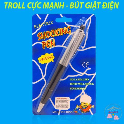 Bút Giật Điện MSP82318 - Đồ Chơi Đùa Vui Nhộn, Bút Bi Độc Đáo Gây Sốc, Quà Tặng Hài Hước Cho Bạn Bè