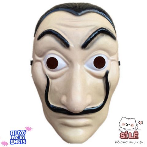 Mặt Nạ Hóa Trang Queen Salvador Dali - Phụ Kiện Độc Đáo Từ La Casa De Papel Cho Bữa Tiệc Halloween & Giáng Sinh