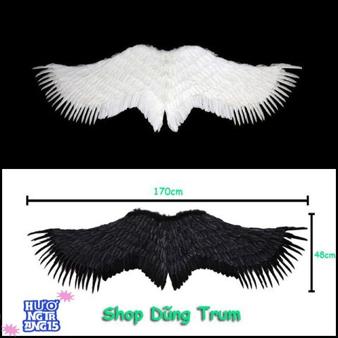 Cánh Thiên Thần Cỡ Lớn - Phụ Kiện Hóa Trang Đẹp Mắt cho Sự Kiện và Ảnh Chụp, Chất Lượng Tuyệt Vời, Dành Cho Người Lớn