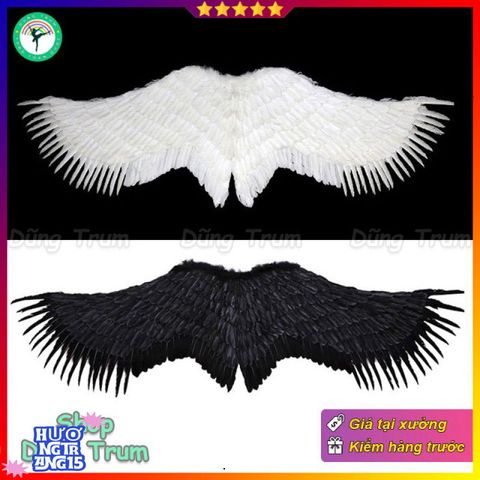 Cánh Thiên Thần Cỡ Lớn - Phụ Kiện Hóa Trang Đẹp Mắt cho Sự Kiện và Ảnh Chụp, Chất Lượng Tuyệt Vời, Dành Cho Người Lớn