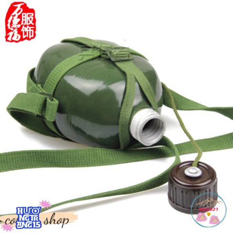 Bình Tông Nhôm Cổ Điển 1L-3L - Bình Bi Đông Duy Nhất Cho Nước và Rượu Trong Chuyến Phiêu Lưu Ngoài Trời