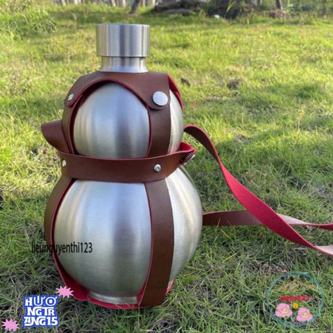 Bình Tông Inox Hồ Lô 1.7L Có Dây Đeo - Đồ Uống Thượng Hạng Cho Tiệc Tùng & Dã Ngoại - Sang Trọng & Bền Bỉ