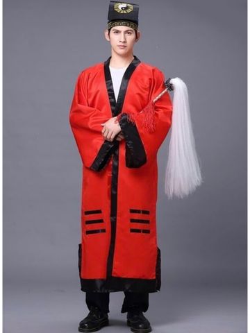 Bộ Trang Phục Pháp Sư Bát Quái - Cosplay Đạo Sĩ Cổ Điển Huyền Bí với Áo Choàng, Mũ và Phụ Kiện Độc Đáo cho Sự Kiện Hóa Trang