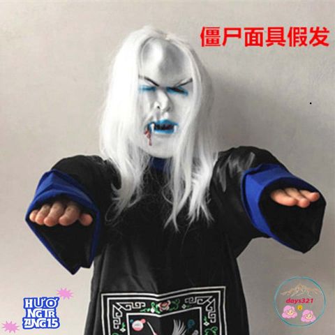 Bộ Trang Phục Hóa Trang Ma Cương Thi Halloween - Kiểu Dáng Độc Đáo Dành Cho Cosplay, Tiệc Tùng và Sự Kiện Hóa Trang