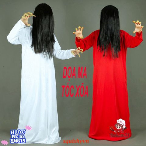 Bộ Hóa Trang Ma Cương Thi - Trang Phục Halloween, Cosplay Độc Đáo, Phụ Kiện Hài Hước Dành Cho Game Night và Bữa Tiệc
