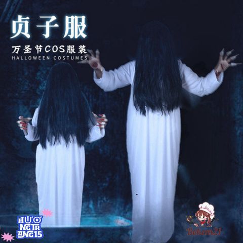 Bộ Hóa Trang Ma Cương Thi - Trang Phục Halloween, Cosplay Độc Đáo, Phụ Kiện Hài Hước Dành Cho Game Night và Bữa Tiệc