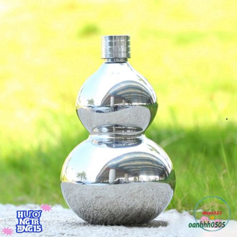 Bình Giữ Nhiệt Hồ Lô INOX 304 Cao Cấp - Dung Tích 1L, 2L, 3.5L, Thời Thượng Cho Rượu & Nước, Sản Phẩm Bảo Hành 12 Tháng