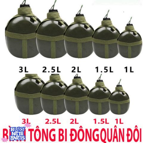 Bình Tông Nhôm Cổ Điển Xanh - Đồ Giữ Nhiệt Du Lịch, Dụng Cụ Đựng Nước và Rượu Cho Chuyến Phiêu Lưu Thú Vị