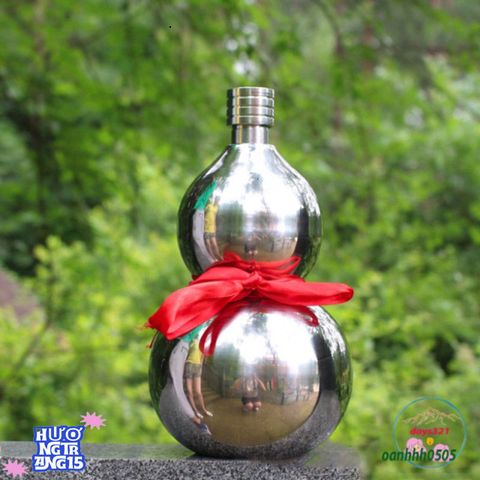 Bình Giữ Nhiệt Hồ Lô INOX 304 Cao Cấp - Dung Tích 1L, 2L, 3.5L, Thời Thượng Cho Rượu & Nước, Sản Phẩm Bảo Hành 12 Tháng