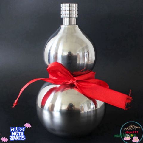 Bình Giữ Nhiệt Hồ Lô INOX 304 Cao Cấp - Dung Tích 1L, 2L, 3.5L, Thời Thượng Cho Rượu & Nước, Sản Phẩm Bảo Hành 12 Tháng