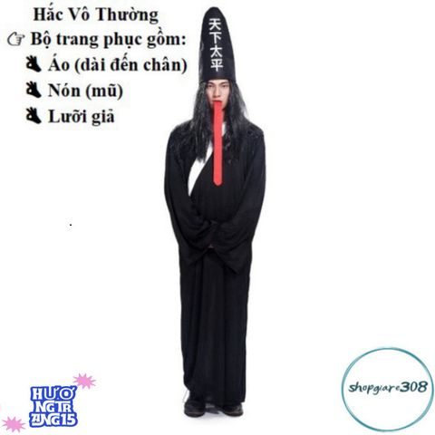 Bộ đồ hóa trang Halloween Cương Thi Ma Quái - Trang phục Diêm Vương & Pháp Sư cho người lớn - Đồ hóa trang độc đáo ấn tượng!