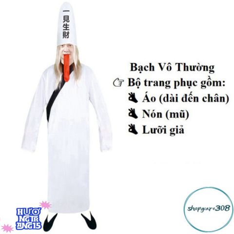 Bộ đồ hóa trang Halloween Cương Thi Ma Quái - Trang phục Diêm Vương & Pháp Sư cho người lớn - Đồ hóa trang độc đáo ấn tượng!