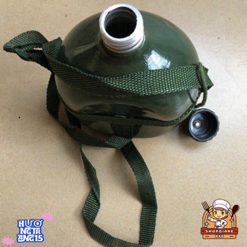 Bình Tông Quân Đội 1L - Bi Đông Đựng Rượu và Nước Siêu Bền, Phụ Kiện Dã Ngoại Thể Thao, Tiện Lợi Khi Đi Du Lịch