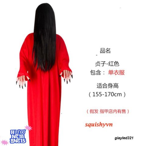 Áo Choàng Halloween Hắc Bạch - Biến Hóa Thành Zombie Thần Chết Với Mũ, Găng Tay & Kính LED - Trang Phục Hóa Trang Kinh Dị