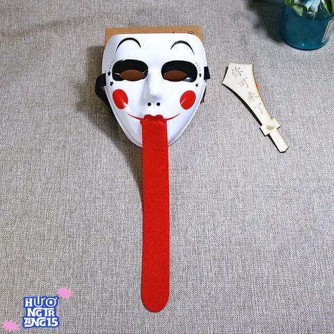 Mặt Nạ Hắc Bạch Vô Thường - Phụ Kiện Cosplay Đẹp Mắt, Huyền Bí Cho Người Lớn và Trẻ Em - Đồ Hóa Trang Tiệc Tối