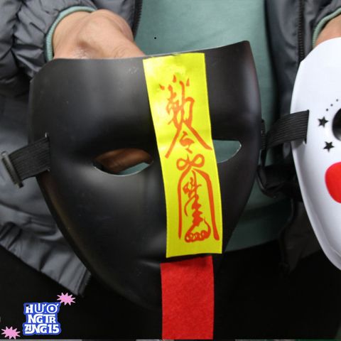 Mặt Nạ Hắc Bạch Vô Thường - Phụ Kiện Cosplay Đẹp Mắt, Huyền Bí Cho Người Lớn và Trẻ Em - Đồ Hóa Trang Tiệc Tối