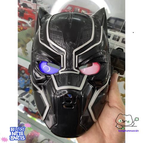 Khẩu Trang LED Black Panther Lấp Lánh - Siêu Anh Hùng Wakanda An Toàn Cho Trẻ Em, Đồ Chơi Hấp Dẫn, Tăng Cường Kỹ Năng Sáng Tạo