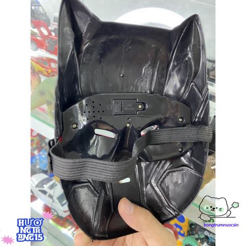 Khẩu Trang LED Black Panther Lấp Lánh - Siêu Anh Hùng Wakanda An Toàn Cho Trẻ Em, Đồ Chơi Hấp Dẫn, Tăng Cường Kỹ Năng Sáng Tạo