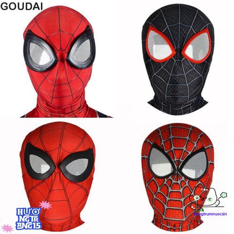 Mặt Nạ 3D Spider-Man Goudai - Đồ Chơi Cosplay Siêu Anh Hùng Dành Cho Người Lớn - Hóa Trang Halloween Tựa Peter Parker