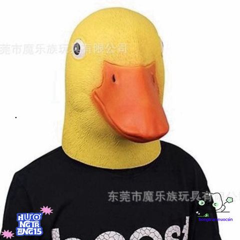 Mặt Nạ Hóa Trang Donald Vịt Cao Su - Phụ Kiện Halloween Chất Liệu Latex Thoải Mái Độc Đáo Cho TikTok và Sự Kiện Áo Trang