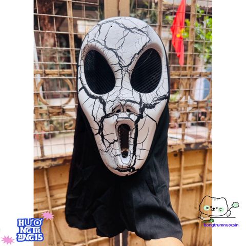 Mặt Nạ Ma Quái Scream - Phụ Kiện Halloween Chất Liệu Nhựa, Thời Trang Độc Đáo Cho Bữa Tiệc Hóa Trang