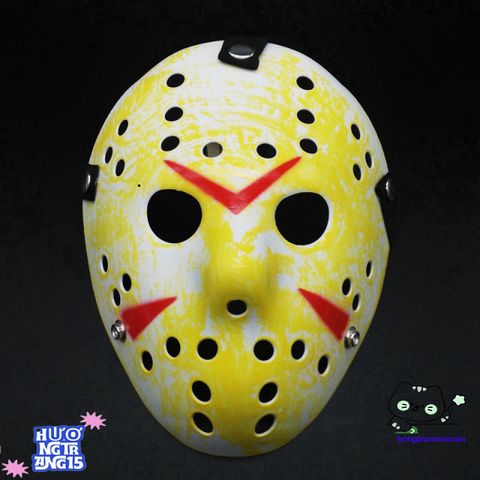 Khẩu trang hóa trang Jason Voorhees - Mặt nạ Halloween với phong cách Sát thủ kinh dị cho lễ hội hóa trang