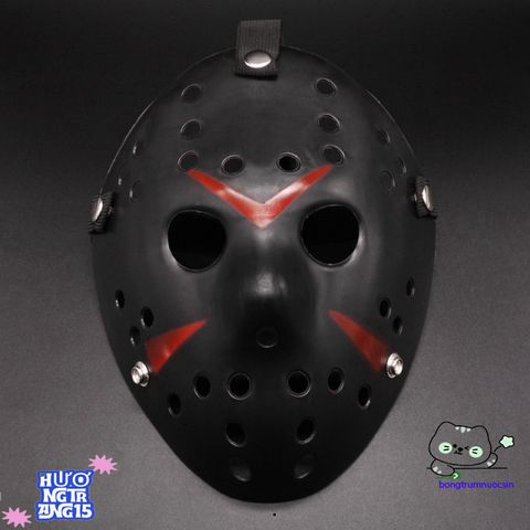 Khẩu trang hóa trang Jason Voorhees - Mặt nạ Halloween với phong cách Sát thủ kinh dị cho lễ hội hóa trang