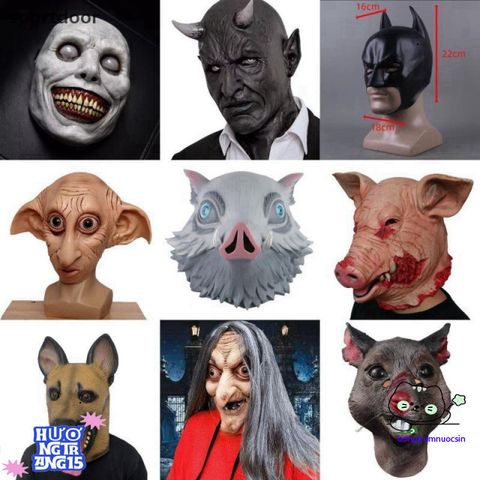Mặt Nạ Halloween Hình Heo - Đạo Cụ Cosplay Hài Hước Cho Tiệc Tùng Và Nhập Vai - Sản Phẩm Độc Đáo Và Thú Vị