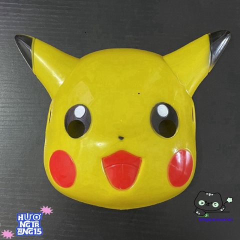 Mặt Nạ Hóa Trang Pikachu - Đồ Chơi Vui Nhộn Trung Thu Halloween Cho Trẻ Em, Quà Tặng Cosplay Pokemon