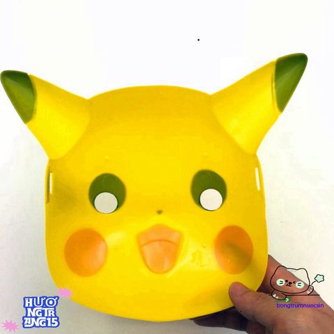 Mặt Nạ Hóa Trang Pikachu - Đồ Chơi Vui Nhộn Trung Thu Halloween Cho Trẻ Em, Quà Tặng Cosplay Pokemon