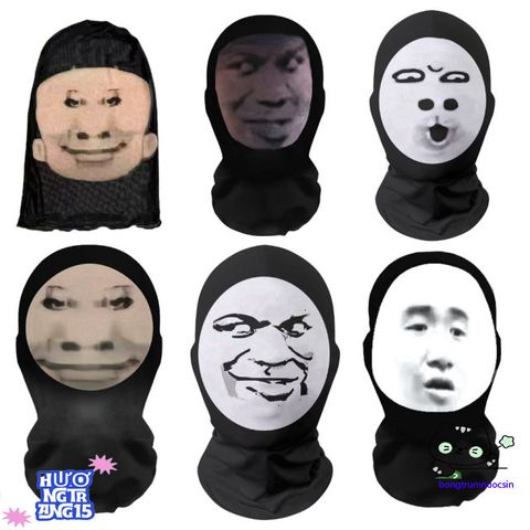 Mặt nạ Balaclava 3D Hài Hước - Đồ Chơi Hóa Trang Độc Đáo 2024, Quà Tặng Meme Ngộ Nghĩnh Cho Fan Hâm Mộ