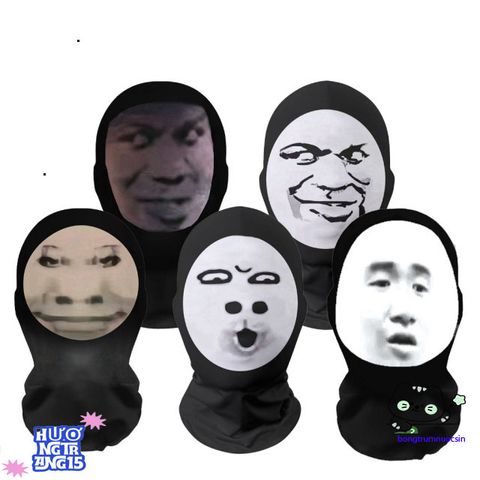 Mặt nạ Balaclava 3D Hài Hước - Đồ Chơi Hóa Trang Độc Đáo 2024, Quà Tặng Meme Ngộ Nghĩnh Cho Fan Hâm Mộ