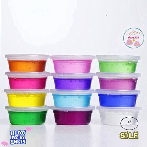 Bộ Đồ Chơi Slime Mini Nhiều Màu Ma Quái - Chất Nhờn Kỳ Diệu Cho Trẻ Em - Giải Trí Sáng Tạo Thú Vị