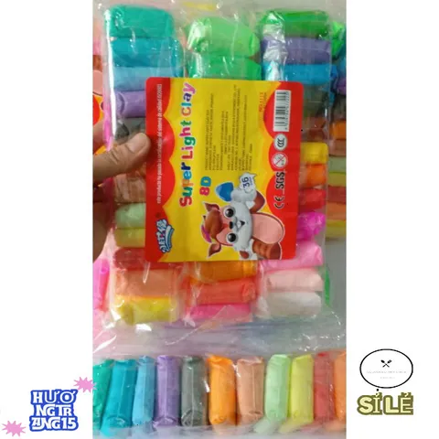 Bộ Đất Sét Khô Nhanh 36, 24, 12 Màu Sắc - Đồ Chơi Sáng Tạo Cho Trẻ Em ...