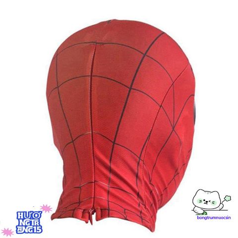 Khẩu Trang Halloween 3D Spider-Man - Mặt Nạ Cosplay Miles Morales & Iron Spider Cho Người Lớn - Đồ Chơi Siêu Anh Hùng