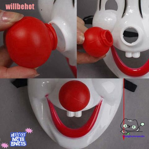 Khẩu Trang Mũi Chú Hề Hài Hước - Mặt Nạ Halloween Độc Đáo Cho Nam Nữ - Phụ Kiện Hóa Trang Vui Nhộn 598271