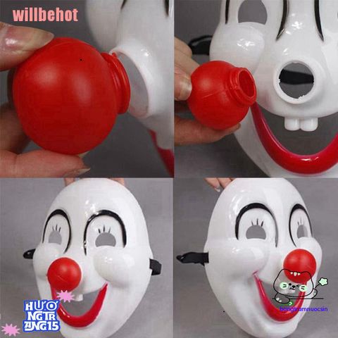 Khẩu Trang Mũi Chú Hề Hài Hước - Mặt Nạ Halloween Độc Đáo Cho Nam Nữ - Phụ Kiện Hóa Trang Vui Nhộn 598271