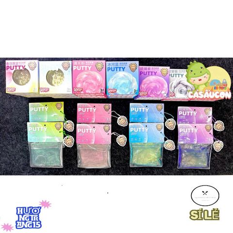 Slime Trong Suốt Putty Hộp Thiếc - Đồ Chơi Khoa Học Giúp Giảm Căng Thẳng và Phát Triển Sáng Tạo Cho Trẻ Em