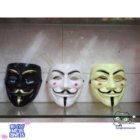 Mặt Nạ Hacker Halloween - Phụ Kiện Hóa Trang Độc Đáo Cho Đêm Hội Ma Quái, Lý Tưởng Cho Người Lớn và Trẻ Em