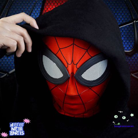 Khẩu Trang Siêu Anh Hùng Người Nhện Chất Liệu Lycra - Mặt Nạ Cosplay Độc Đáo Cho Fan Marvel