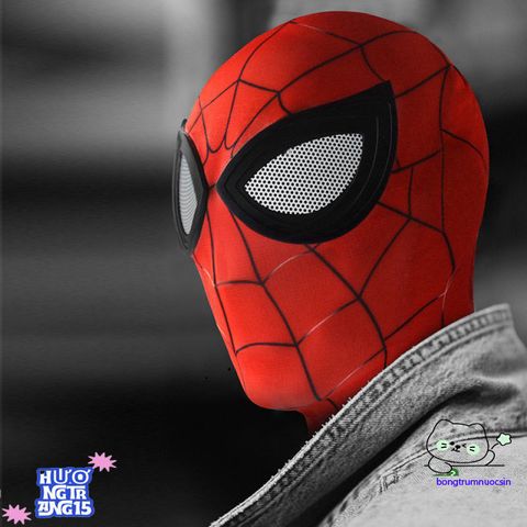 Khẩu Trang Siêu Anh Hùng Người Nhện Chất Liệu Lycra - Mặt Nạ Cosplay Độc Đáo Cho Fan Marvel