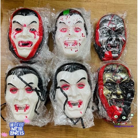 Mặt Nạ Ma Cà Rồng Cho Halloween & Tết Trung Thu - Phụ Kiện Hóa Trang Độc Đáo Cho Trẻ Em, Thú Vị Và Đầy Ma Quái