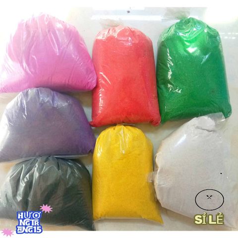 Cát Phong Thủy Đa Màu 1kg - Cát Trang Trí Lư Hương và Chậu Thủy Tinh, Đẹp và Sang Trọng